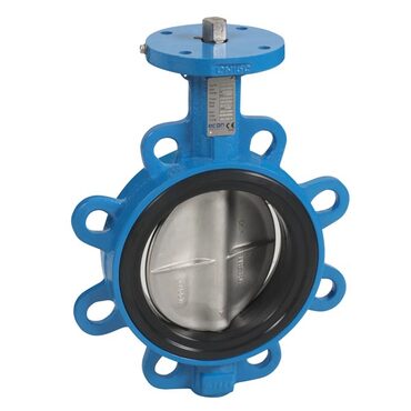 Butterfly valve Type: 6330 Ductile cast iron/Stainless steel Bare stem Wafer type